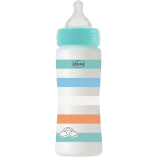  CHICCO Well-being szilikon cumisüveg 330 ml fiú cumisüveg