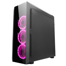 Chieftec Scorpion RGB Gaming Window Black számítógép ház