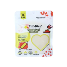 ChildGen 100% természetes gyurma visszazárható tasakban 125 gr, Fehér kreatív és készségfejlesztő