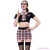 CHILIROSE COSTUMES CHILIROSE - CR 4425 ISKOLÁSLÁNY JELMEZ FEKETE L/XL