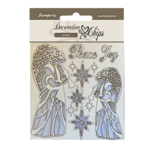  Chipboard cm 14x14 - Angels dekorációs kellék