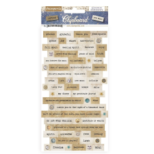  Chipboard cm 15x30 - Cosmos Infinity dekorációs kellék