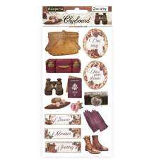  Chipboard cm 15x30 - Our way dekorációs kellék