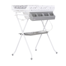 Chipolino Aqua kád + állvány pelenkázólappal - Giraffe babafürdőkád