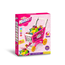  Chipolino Bevásárlókocsi játékszett - 56 db-os kreatív és készségfejlesztő