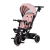 Chipolino CSOMAGOLÁSSÉRÜLT - Chipolino Max Sport tricikli kupolával - Pink Marshmallow