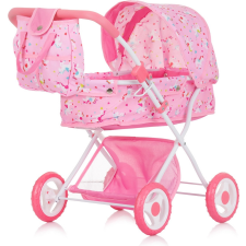 Chipolino mély babakocsi Dora Unicorn játék babakocsi