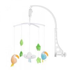 Chipolino zenélő forgó – parrots bébijáték kiságyra