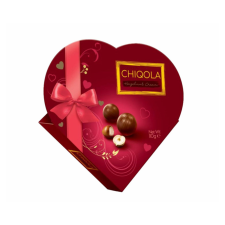 Chiqola Chiqola szív desszert mogyorós - 110g csokoládé és édesség