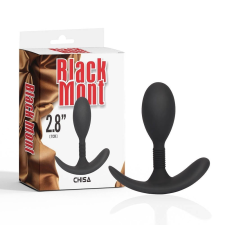 Chisa Novelties Anal Play Plug S - szilikon, vízálló anál dildó - 8,6 cm (fekete) műpénisz, dildó