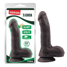 Chisa Novelties Fashion Dude- 7.9 Inch Cock Brown műpénisz, dildó