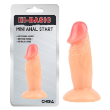 Chisa Novelties Mini Anal Start - letapasztható, élethű dildó - 11,5 cm (testszínű) anál