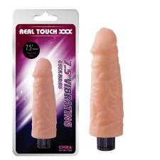 Chisa Novelties Real Touch XXX 7.5 inch Vibrating Cock No.06 - vibrátor vibrátorok