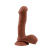 Chisa Novelties Topless Lover - letapasztható, herés, vízálló, élethű dildó - 19,2 cm (tan)