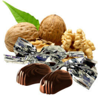  Chocofive Diókrémmel töltött szaloncukor 2,5 kg csokoládé és édesség