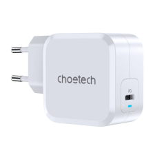 CHOETECH PD8007 USB-C PD45W töltő Choetech EU (fehér) okosóra kellék