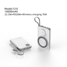 CHOETECH POWERBANK B695 10000mAh (Mobil,Watch,fehér-szürke), Choetech power bank