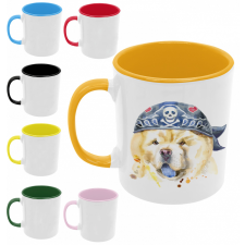  Chow Chow vízfestmény - Fehér Bögre bögrék, csészék