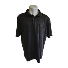  Christian Berg fekete galléros férfi póló (méret: L) férfi póló