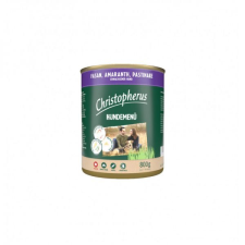 Christopherus Dog Menü fácán, amaránt, paszternák 800 g kutyaeledel