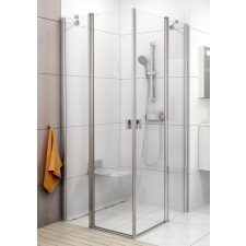 Chrome CRV2-100 fehér+Transparent zuhanykabin (1 oldal) kád, zuhanykabin