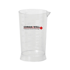  Chromwell átlátszó mérőpohár, 100 ml, 52339 fodrászkellék