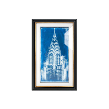  CHRYSLER ART DECO 69,5x114,5 cm grafika, keretezett kép