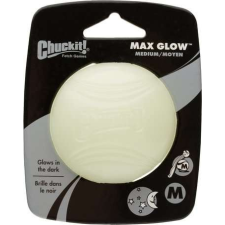 Chuckit! Max Glow - Sötétben világító gumilabda kutyáknak (M; 6 cm) játék kutyáknak