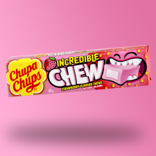  Chupa Chups Incredible Chew eper ízű rágós cukorka 45g csokoládé és édesség