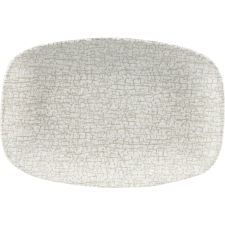 Churchill »Breccia« »Agate grey« lapos tányér, négyzetes, hossza: 237 mm tányér és evőeszköz