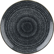 Churchill »Homespun« »Charcoal Black« lapos tányér, coup, átmérő: 165 mm tányér és evőeszköz