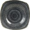 Churchill »Homespun« »Charcoal Black« mély tányér, négyzetes, hossza: 235 mm