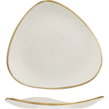 Churchill »Stonecast« »Barley White« lapos tányér, háromszög, ø: 311 mm tányér és evőeszköz