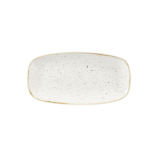 Churchill »Stonecast« »Barley White« téglalap alakú tányér, hossza: 298 mm tányér és evőeszköz