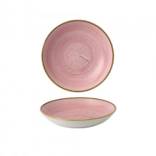 Churchill Stonecast Petal Pink kerámia mély tányér, 24,8 cm, 1 db, SPPSEVB91 tányér és evőeszköz