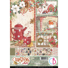 Ciao Bella Kivágóív készlet A4 - Christmas Vibes - Creative Pad (9 ív) decoupage papír