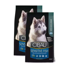 Cibau Sensitive Adult Fish Medium & maxi 2x2,5kg kutyaeledel