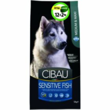 Cibau Sensitive Fish Medium/maxi 12+2kg Promo kutyaeledel