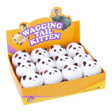  CICA PLÜSS ZSINÓRFELHÚZÓS FORGATJA FARKÁT 9X14CM BZ9083 1DB plüssfigura