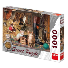 Cicák 1000 darabos titkos puzzle puzzle, kirakós