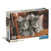 Cicás Cicás Cozy Cat 500 db-os Compact puzzle Clementoni
