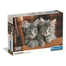 Cicás Cicás Cozy Cat 500 db-os Compact puzzle Clementoni puzzle, kirakós