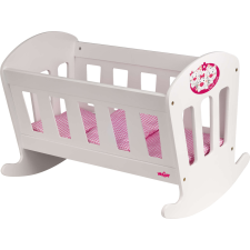  Cicás díszítésű Játék baba bölcső ágyneművel - fajáték - 91327_2 játékbaba felszerelés