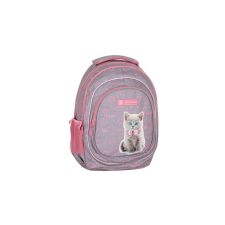 Cicás ergonomikus iskolatáska, hátizsák - 3 rekeszes - Pinky Kitty - Astrabag (502022139) iskolatáska