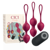 Cici Beauty CICI BEAUTY- PRÉMIUM SZILIKON 3 VIBRÁLÓ KEGEL GYÖNGYÖK TÁVIRÁNYÍTÓVAL