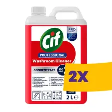 CIF Prof. Conc. Washroom Cleaner fürdőszobatisztító koncentrátum 2L (Karton - 2 db) tisztító- és takarítószer, higiénia