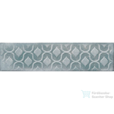 Cifre DROP Blue Relieve 7,5x30 cm fali csempe dekorburkolat