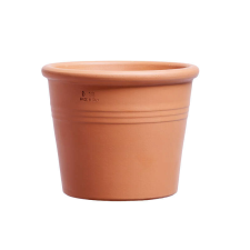 Cilindro agyagcserép terrakotta 23cm kerti tárolás