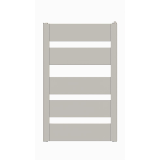 Cini Melegvizes alumínium radiátor Elegant, EL 5/40, 675 × 430, fehér fűtőtest, radiátor
