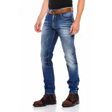 Cipo & Baxx CIPO&BAXX DIVATOS FÉRFI FARMERNADRÁG CD544 BLUE